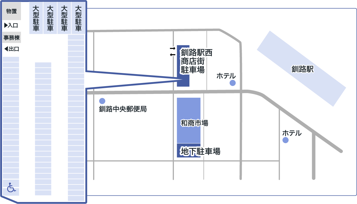 駐車場周辺マップ
